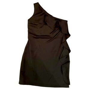 Nine West Classic Black One Shoulder Dress Size 6